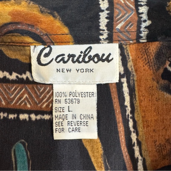 Caribou Vintage Flowy Button Down - Picture 2 of 6